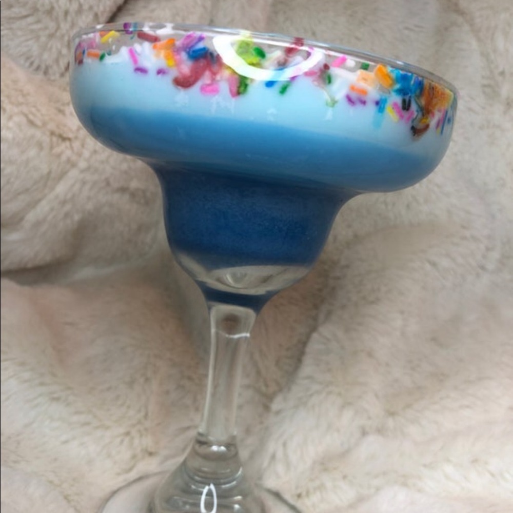 Cinnamon Candle 🍸 Cocktail Ombré Blue